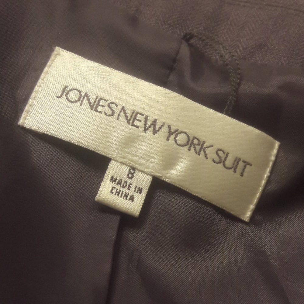 Jones New York/ Grey/ Career Blazer - Picture 10 of 11